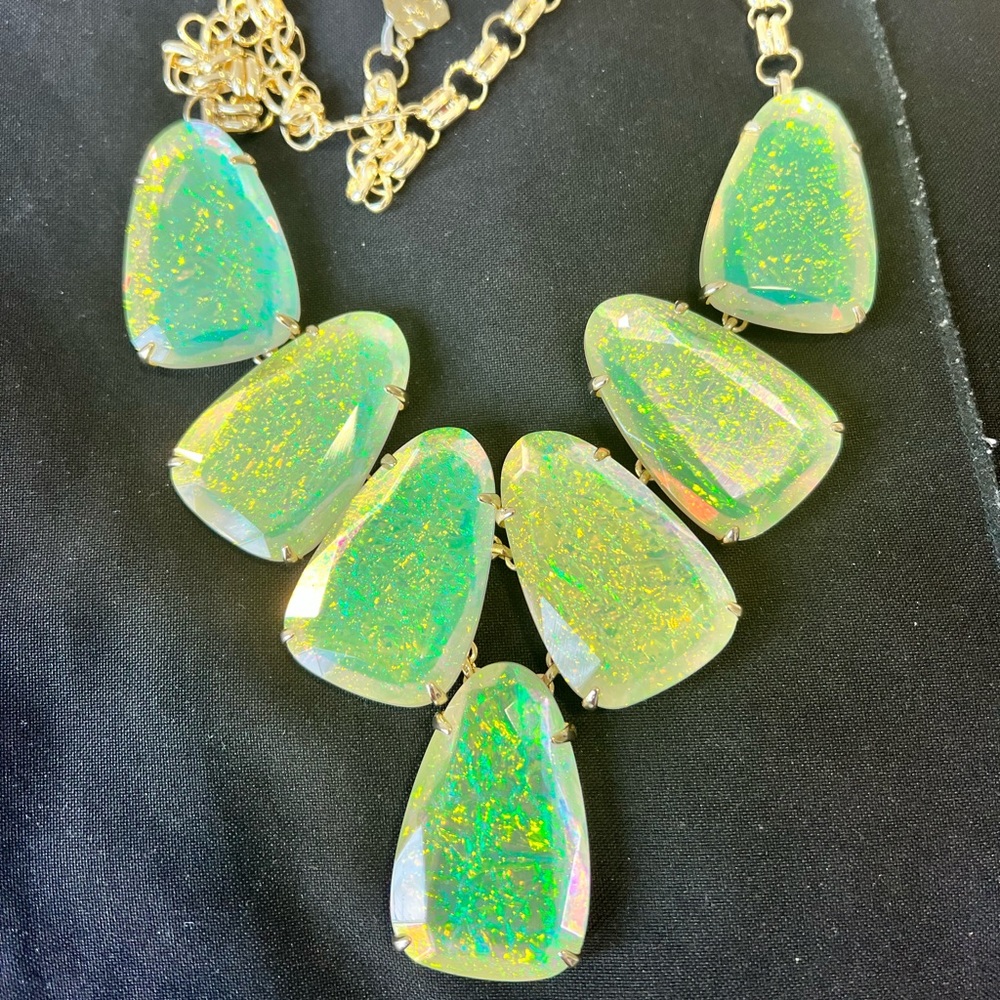 NWT Rare & Retired Kendra Scott Harlow Dichroic Foil Texas Limited Edition GORG! - Picture 4 of 14